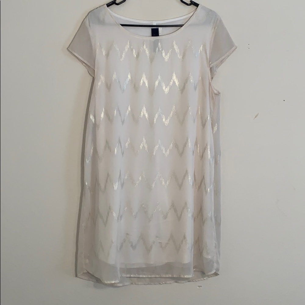 Off white/ cream mini dress